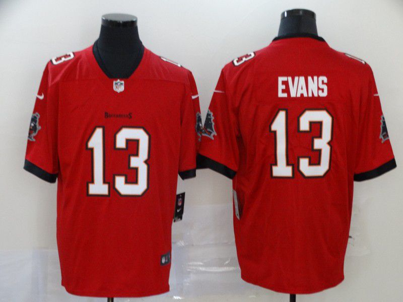 Men Tampa Bay Buccaneers #13 Evans Red New Nike Limited Vapor Untouchable NFL Jerseys